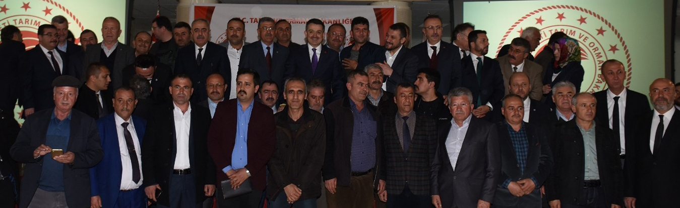 TARIM VE ORMAN BAKANI DR. BEKİR PAKDEMİRLİ'DEN DESTEK