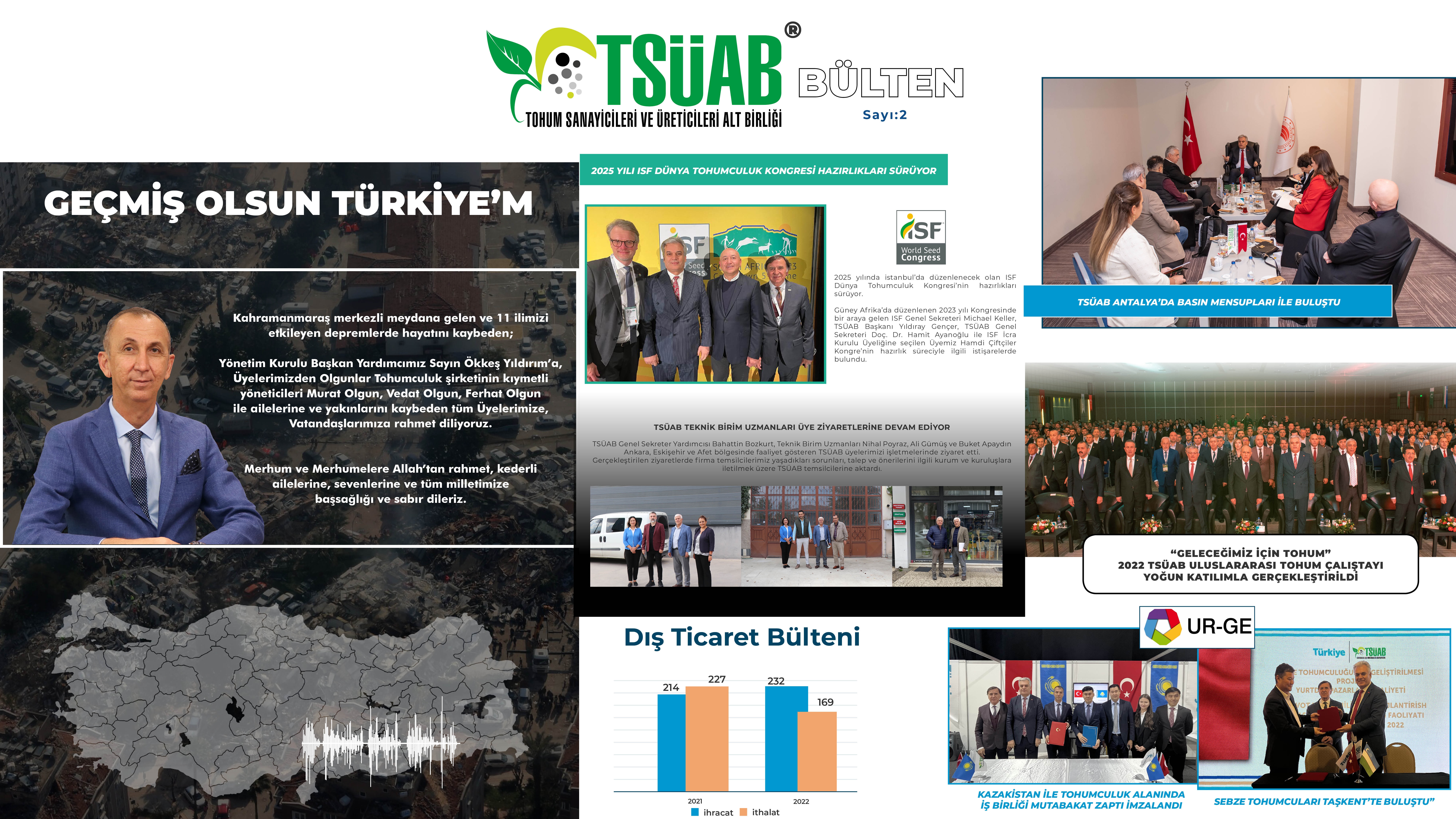 TSÜAB Bülten 2. Sayısıyla Yayında