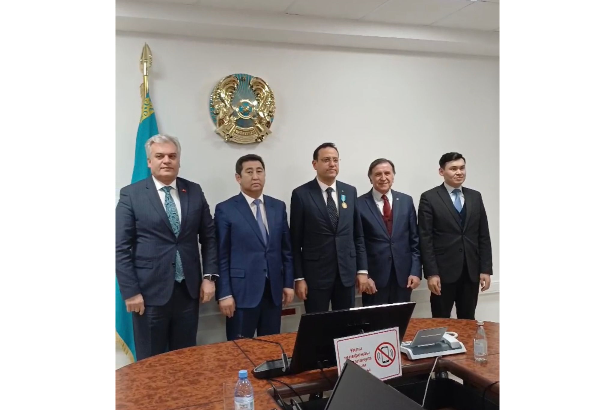TARIM VE ORMAN BAKAN YARDIMCISI SN. EBUBEKİR GİZLİGİDER İLE BİRLİKTE KAZAKİSTAN TARIM BAKANI AYDARBEK SAPAROV’U ZİYARET ETTİK.