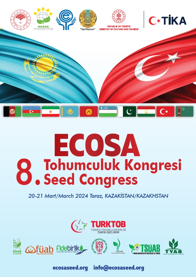 ECOSA 8. TOHUMCULUK KONGRESİ 20-21 MART’TA KAZAKİSTAN’DA DÜZENLENECEK