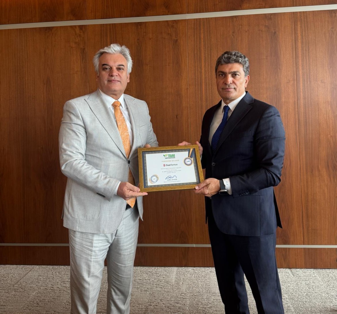 ZİRAAT BANKASI İLE SEKTÖREL FİNANSMAN İÇİN BİR ARAYA GELİNDİ